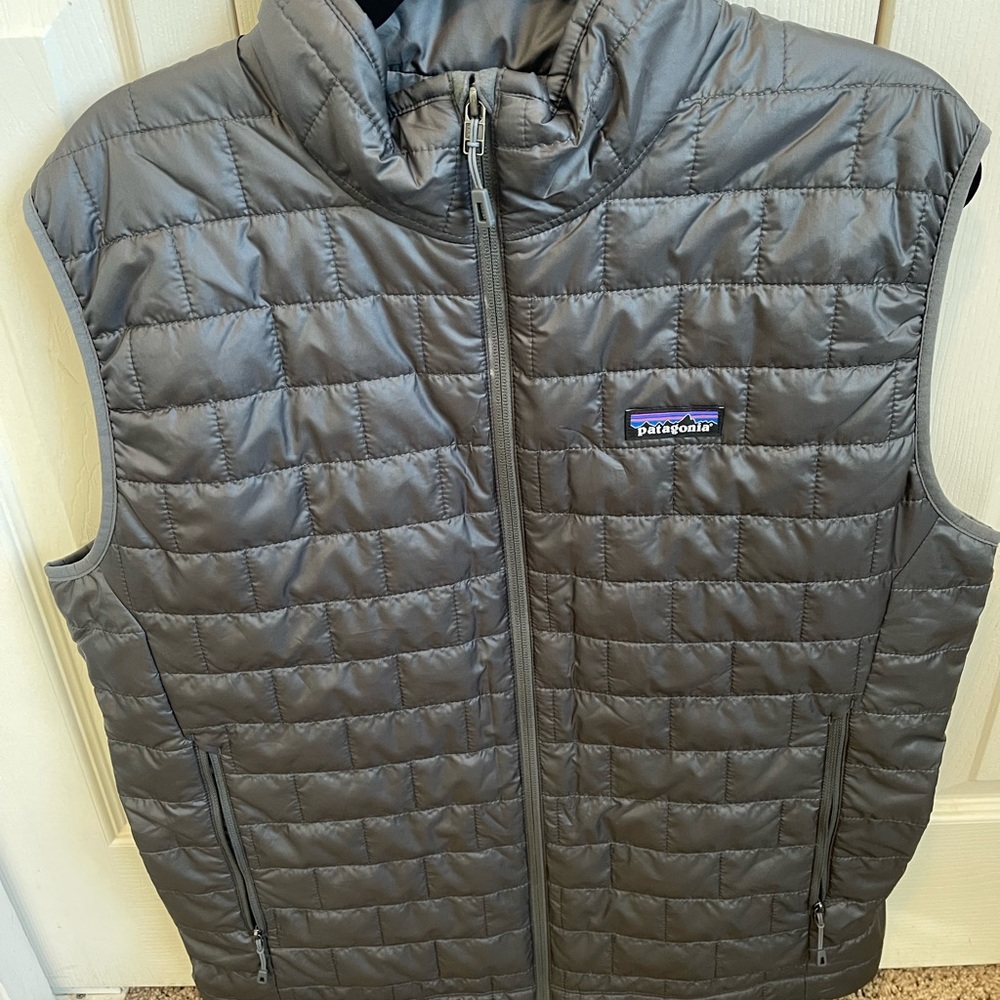 Patagonia Nano Puff Vest Dark Grey Large